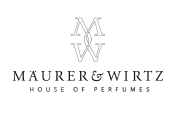 Maurerswirtz House of Perfumes logo with stylized initials M and W.