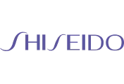 Shiseido logo in stylized purple font.