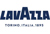Lavazza logo with text Torino, Italia, 1895 below.