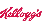 Kellogg's brand name in red cursive lettering.